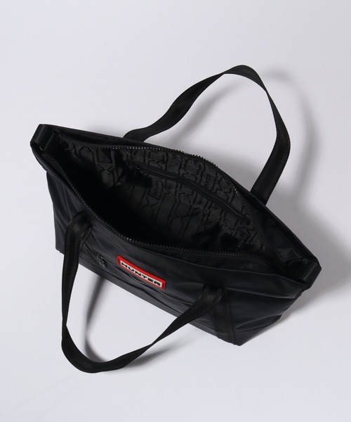 HUNTER NYLON MIDI TOPCLIP TOTE ブラック　未使用品 セール】【HUNTER/ハンター】NYLON MIDI TOPCLIP TOTE