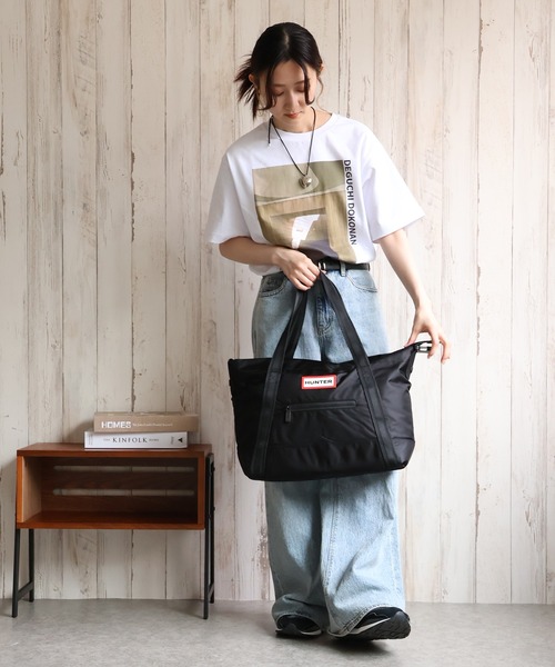 セール】【HUNTER/ハンター】NYLON MIDI TOPCLIP TOTE