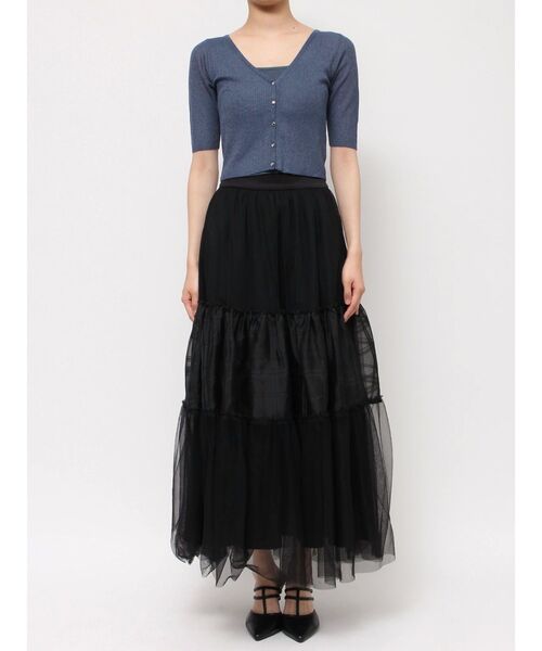 RESEXXY（リゼクシー）の「ニットキャミコンビカーディガン（カーディガン/ボレロ・レディース・レッド/ブラック/ブルー・FREE）」の11枚目の写真