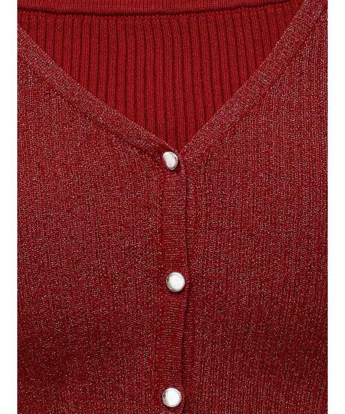 RESEXXY（リゼクシー）の「ニットキャミコンビカーディガン（カーディガン/ボレロ・レディース・レッド/ブラック/ブルー・FREE）」の12枚目の写真