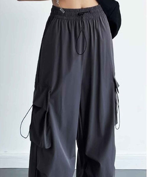 frunco（フランコ）の「パラシュートパンツ（その他パンツ・レディース・ピンク/グレー/ブラック・MEDIUM）」の13枚目の写真