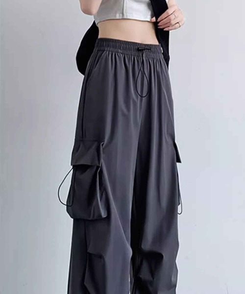 frunco（フランコ）の「パラシュートパンツ（その他パンツ・レディース・ピンク/グレー/ブラック・MEDIUM）」の12枚目の写真