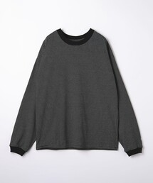 <VATANLOOP × monkey time> オーガニック ボーダー ロングスリーブ Tシャツ