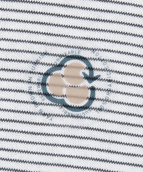 MONKEY TIME（モンキータイム）の「＜VATANLOOP × monkey time＞ オーガニック ボーダー ロングスリーブ Tシャツ（Tシャツ/カットソー・メンズ・ダークグレー/ブラック・S/M/L/XL）」の8枚目の写真