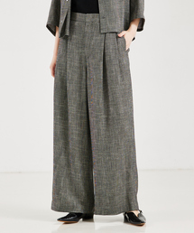 qualite | 【セットアップ対応】カラミツイードワイドパンツ(その他パンツ)