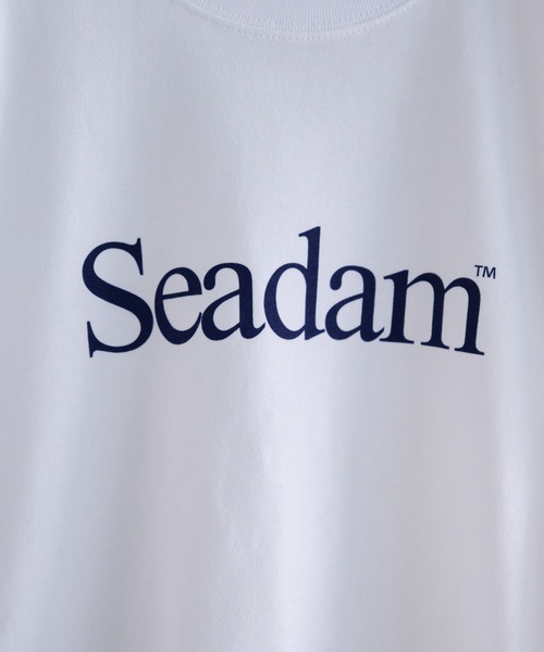 CIAOPANIC TYPY（チャオパニックティピー）の「【KIDS】SEADAMロゴ半袖TEE（Tシャツ/カットソー・キッズ・ネイビー/グリーン/ホワイト/ブラック/グレー・130/110/150）」の8枚目の写真