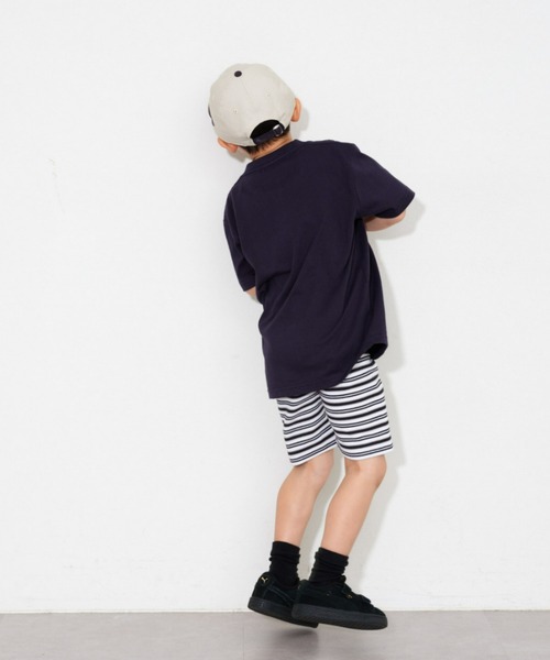 CIAOPANIC TYPY（チャオパニックティピー）の「【KIDS】SEADAMロゴ半袖TEE（Tシャツ/カットソー・キッズ・ネイビー/グリーン/ホワイト/ブラック/グレー・130/110/150）」の20枚目の写真