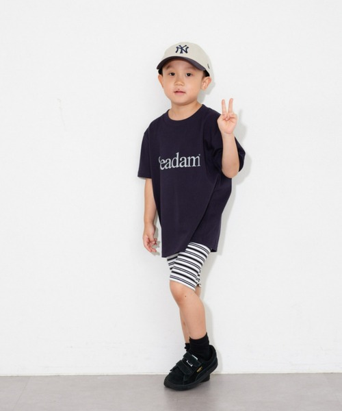 CIAOPANIC TYPY（チャオパニックティピー）の「【KIDS】SEADAMロゴ半袖TEE（Tシャツ/カットソー・キッズ・ネイビー/グリーン/ホワイト/ブラック/グレー・130/110/150）」の21枚目の写真