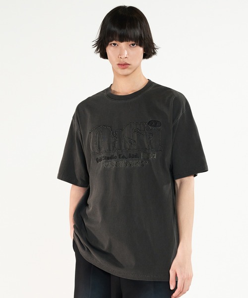 ODD PIGMENT DUSTY OVER FIT TEE（Tシャツ/カットソー）｜ODD