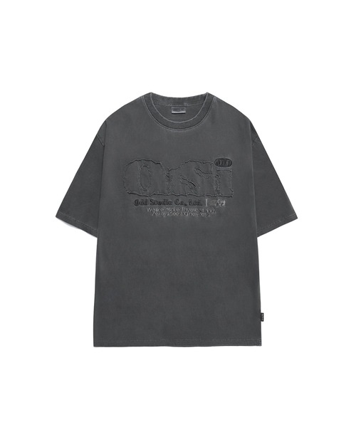 ODD STUDIO(オッドスタジオ)の「ODD PIGMENT DUSTY OVER FIT TEE(Tシャツ/カットソー・レディース・チャコールグレー/チャコール/ネイビー/ピンク・M/L)」の17枚目の写真
