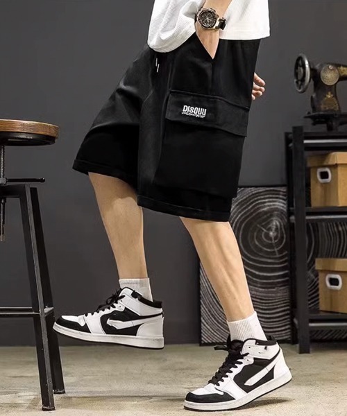 AsaAura(アサオーラ)の「パンツ メンズ イージー カーゴショーツ(カーゴパンツ・メンズ・ブラック/ベージュ/カーキ・L/XL)」の5枚目の写真