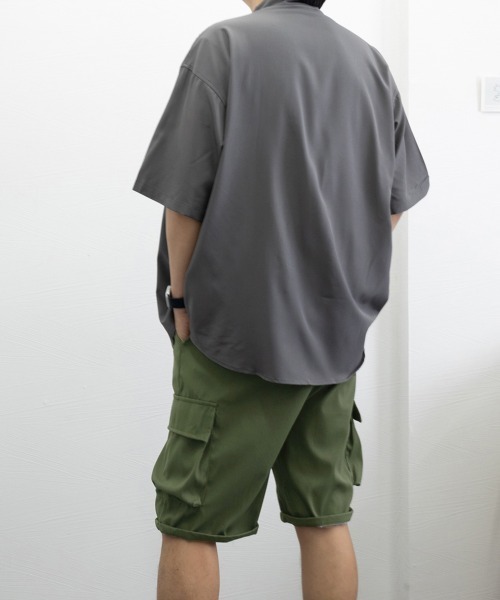 AsaAura(アサオーラ)の「パンツ メンズ イージー カーゴショーツ(カーゴパンツ・メンズ・ブラック/ベージュ/カーキ・L/XL)」の12枚目の写真