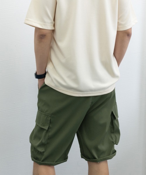 AsaAura(アサオーラ)の「パンツ メンズ イージー カーゴショーツ(カーゴパンツ・メンズ・ブラック/ベージュ/カーキ・L/XL)」の14枚目の写真