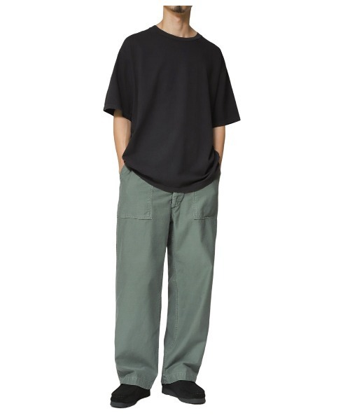 REMI RELIEF NAVY LABEL（レミレリーフネイビーレーベル）の「REMI RELIEF NAVY LABEL / レミレリーフ ネイビーレーベル：無地T：RN26349379AK[STD]（Tシャツ/カットソー・メンズ・ネイビー/ブラック/オフホワイト・M/L/XL）」の11枚目の写真