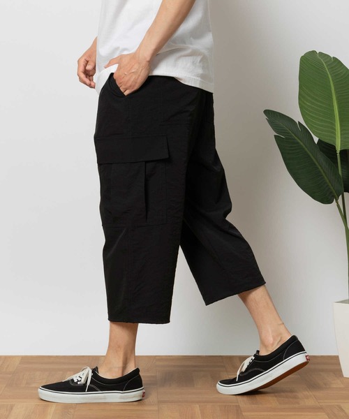 Right-on（ライトオン）の「ポリクロス８分カーゴパンツ（カーゴパンツ・メンズ・ブラック/オリーブ・M/L/XL/S）」の7枚目の写真