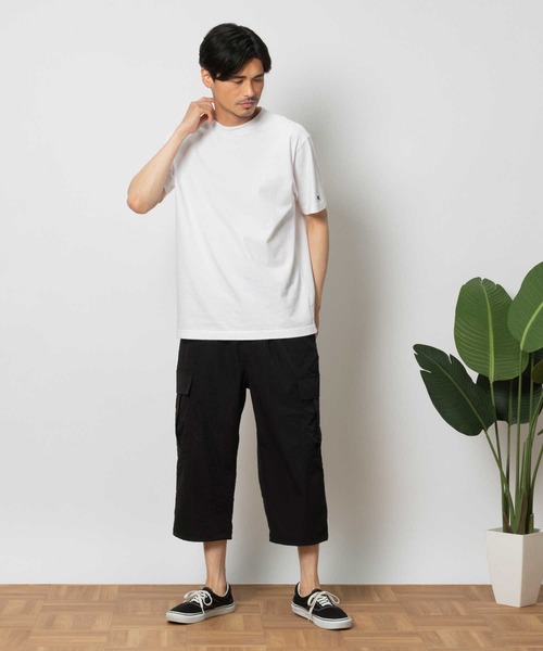 Right-on（ライトオン）の「ポリクロス８分カーゴパンツ（カーゴパンツ・メンズ・ブラック/オリーブ・M/L/XL/S）」の3枚目の写真