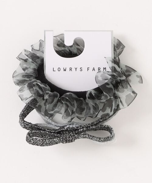 LOWRYS FARM(ローリーズファーム)の「3SETリボンヘアゴム 136497(ヘアゴム・レディース・ブラウン系その他/グレー系その他・FREE)」の2枚目の写真