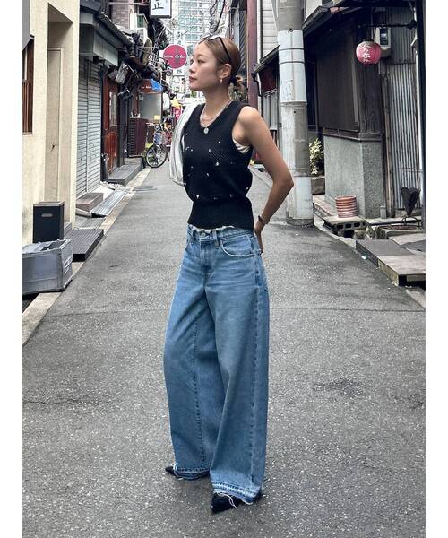 Ungrid（アングリッド）の「ビジューニットベスト（ニット/セーター・レディース・アイボリー/ブラック・FREE）」の10枚目の写真