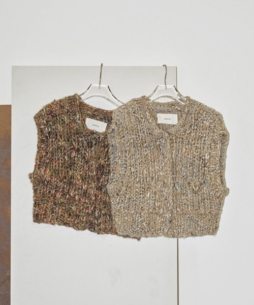 TODAYFUL（トゥデイフル）の「TODAYFUL Mix Handknit Vest