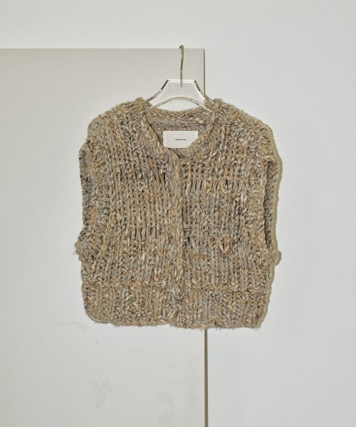 todayful ミックスハンドニット　ベスト TODAYFUL（トゥデイフル）の「TODAYFUL Mix Handknit Vest