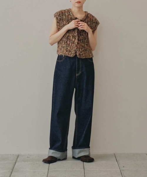 TODAYFUL（トゥデイフル）の「TODAYFUL Mix Handknit Vest