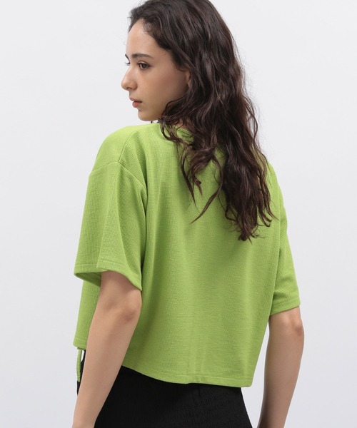 LAKOLE(ラコレ)の「ワッフルリボンカーディガン半袖 / 138177(カーディガン/ボレロ・レディース・その他9/グリーン/その他6/イエロー・SMALL/MEDIUM)」の17枚目の写真