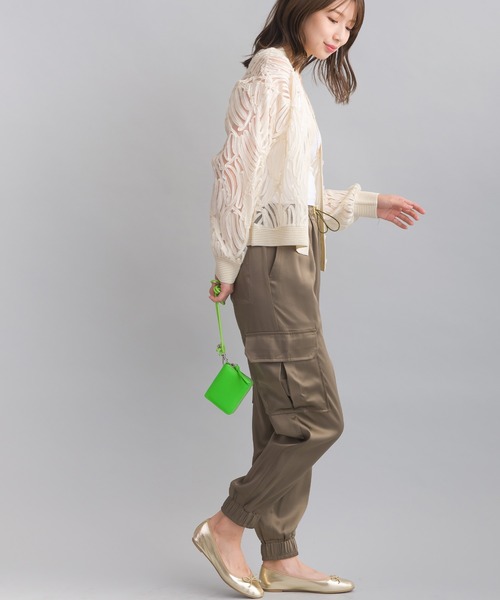 PICCIN（ピッチン）の「【セットアップ可能】サテンカーゴパンツ（カーゴパンツ・レディース・モカ/ブラック・M）」の17枚目の写真