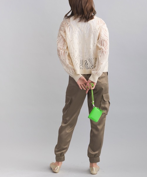 PICCIN（ピッチン）の「【セットアップ可能】サテンカーゴパンツ（カーゴパンツ・レディース・モカ/ブラック・M）」の18枚目の写真