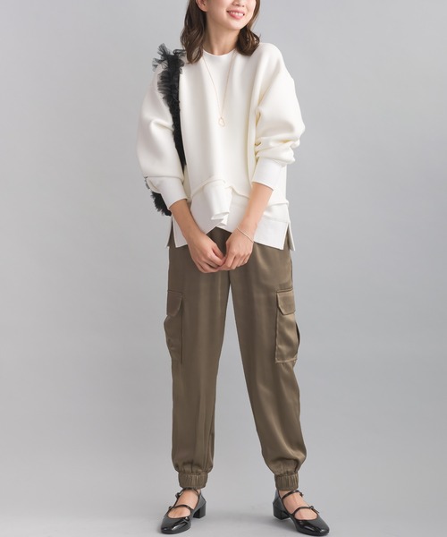 PICCIN（ピッチン）の「【セットアップ可能】サテンカーゴパンツ（カーゴパンツ・レディース・モカ/ブラック・M）」の19枚目の写真