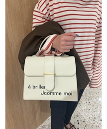 メッセージプレートハンド＆ショルダーバッグ