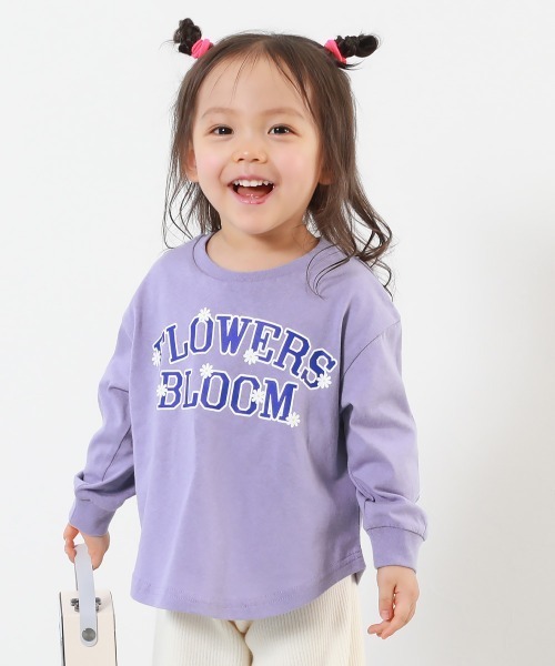 devirock（デビロック）の「綿100％ デビラボ ガールズ プリント 長袖Tシャツ（Tシャツ/カットソー・キッズ・その他4/その他12/その他9/その他7/その他10/その他8/その他6/その他11/その他5/その他3/その他2/その他1・100cm/90cm/160cm/150cm/140cm/130cm/120cm/110cm）」の3枚目の写真