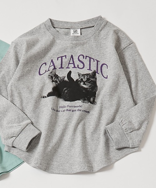 devirock（デビロック）の「綿100％ デビラボ ガールズ プリント 長袖Tシャツ（Tシャツ/カットソー・キッズ・その他4/その他12/その他9/その他7/その他10/その他8/その他6/その他11/その他5/その他3/その他2/その他1・100cm/90cm/160cm/150cm/140cm/130cm/120cm/110cm）」の6枚目の写真