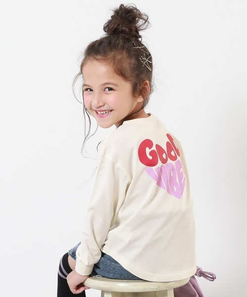 devirock（デビロック）の「綿100％ デビラボ ガールズ プリント 長袖Tシャツ（Tシャツ/カットソー・キッズ・その他4/その他12/その他9/その他7/その他10/その他8/その他6/その他11/その他5/その他3/その他2/その他1・100cm/90cm/160cm/150cm/140cm/130cm/120cm/110cm）」の9枚目の写真