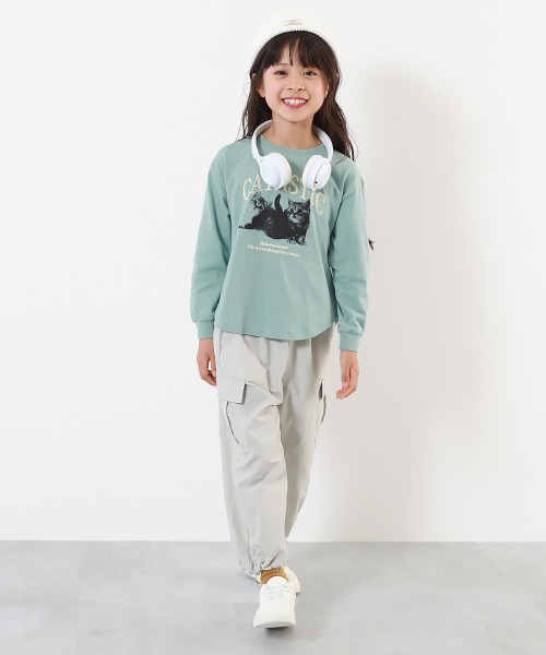 devirock（デビロック）の「綿100％ デビラボ ガールズ プリント 長袖Tシャツ（Tシャツ/カットソー・キッズ・その他4/その他12/その他9/その他7/その他10/その他8/その他6/その他11/その他5/その他3/その他2/その他1・100cm/90cm/160cm/150cm/140cm/130cm/120cm/110cm）」の14枚目の写真