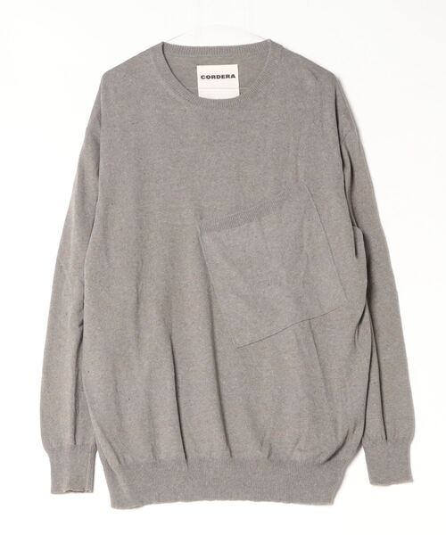 【CORDERA】コルデラ SOFT COTTON POCKET SWEATER