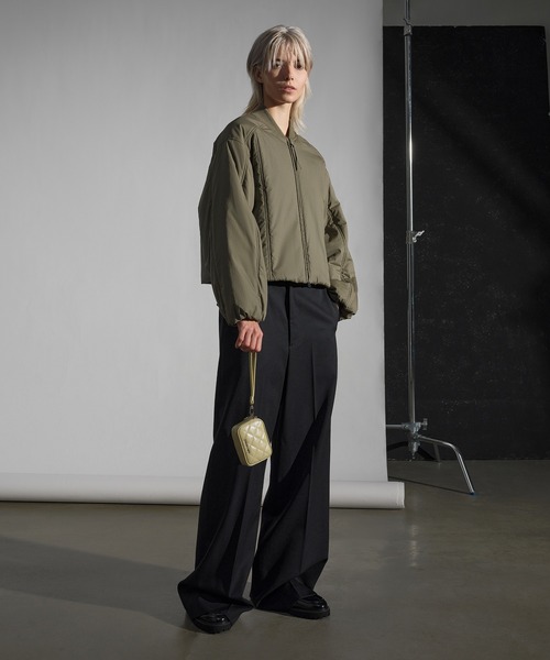 CHARLES & KEITH（チャールズ & キース）の「Apfra アップフラ キルトリスレットポーチ（ポーチ・レディース・ブラック/クリーム/セージグリーン・XXS）」の20枚目の写真