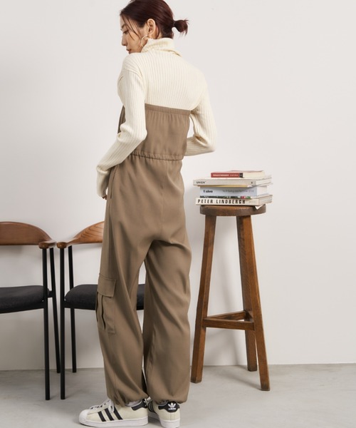 セール】ドロストベアカーゴオールインワン（サロペット