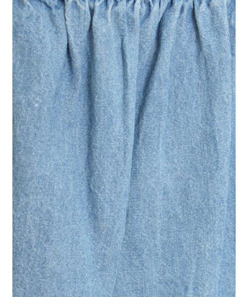 Samansa Mos2（サマンサ モスモス）の「デニム/ツイルビスチェ（ベスト・レディース・ブルー/オフホワイト/サックスブルー/カーキ・F）」の9枚目の写真