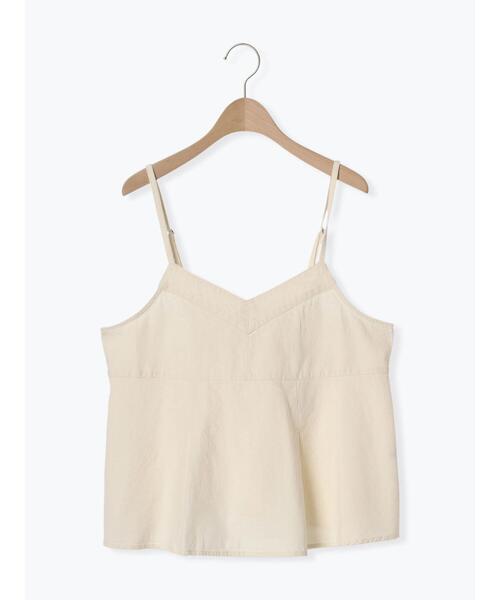 Samansa Mos2（サマンサ モスモス）の「デニム/ツイルビスチェ（ベスト・レディース・ブルー/オフホワイト/サックスブルー/カーキ・F）」の8枚目の写真