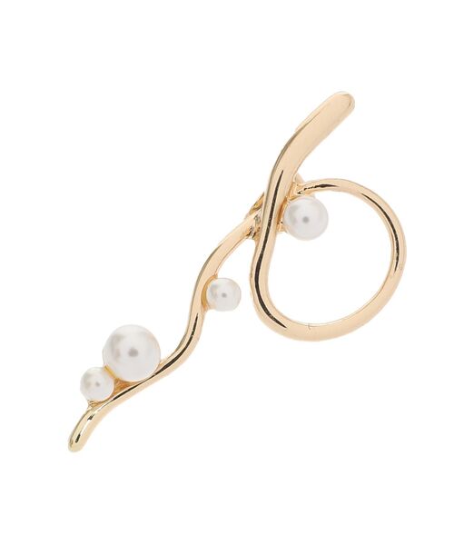 earth music&ecology（アースミュージックアンドエコロジー）の「ニュアンスアシンメトリーピアス（ピアス（両耳用）・レディース・シルバー/ゴールド・FREE）」の4枚目の写真