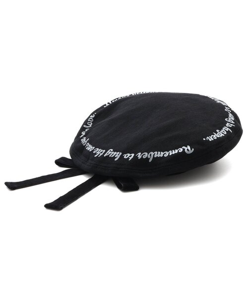 algy（アルジー）の「バックりぼんベレー（ハンチング/ベレー帽・キッズ・チェック/グリーン/ブラック・MEDIUM/SMALL）」の14枚目の写真