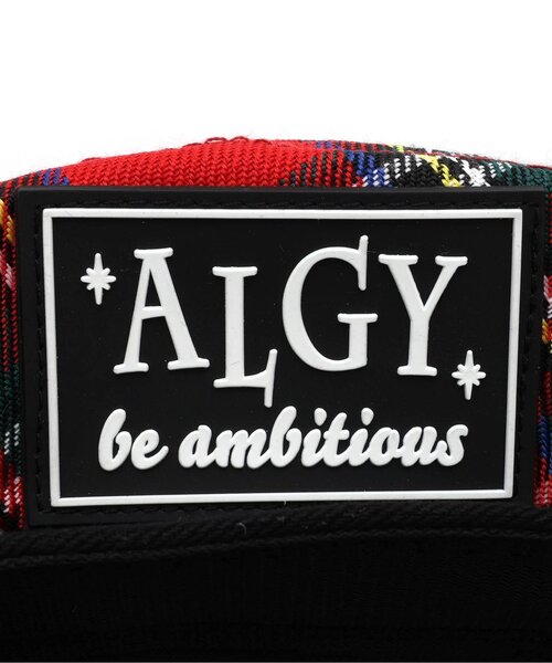 algy（アルジー）の「バックりぼんベレー（ハンチング/ベレー帽・キッズ・チェック/グリーン/ブラック・MEDIUM/SMALL）」の17枚目の写真