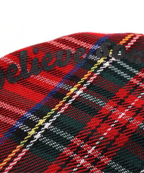 algy（アルジー）の「バックりぼんベレー（ハンチング/ベレー帽・キッズ・チェック/グリーン/ブラック・MEDIUM/SMALL）」の18枚目の写真