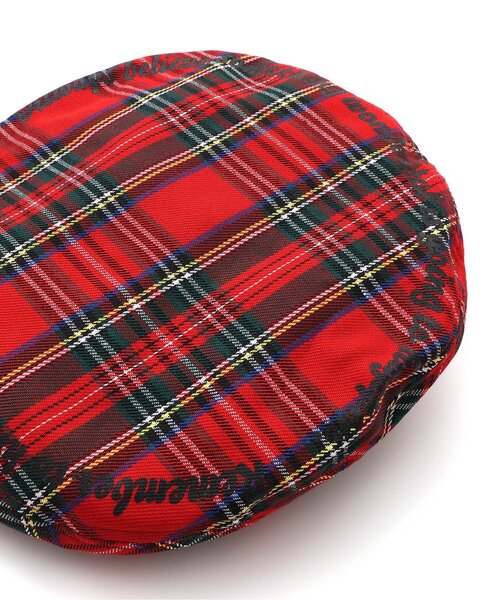 algy（アルジー）の「バックりぼんベレー（ハンチング/ベレー帽・キッズ・チェック/グリーン/ブラック・MEDIUM/SMALL）」の19枚目の写真