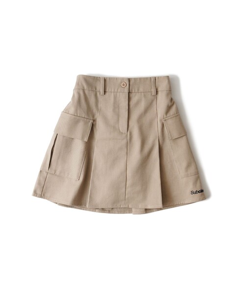 Subciety(サブサエティ)の「CARGO MINI SKIRT【WOMEN】(スカート・レディース・ブラック/ベージュ・FREE)」の21枚目の写真