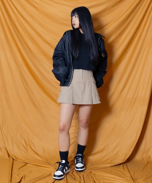 Subciety(サブサエティ)の「CARGO MINI SKIRT【WOMEN】(スカート・レディース・ブラック/ベージュ・FREE)」の22枚目の写真