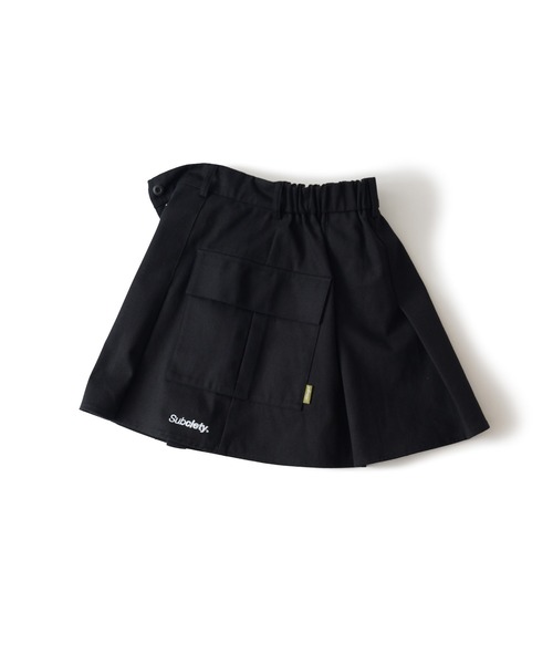 Subciety（サブサエティ）の「CARGO MINI SKIRT【WOMEN】（スカート・レディース・ブラック/ベージュ・FREE）」の6枚目の写真