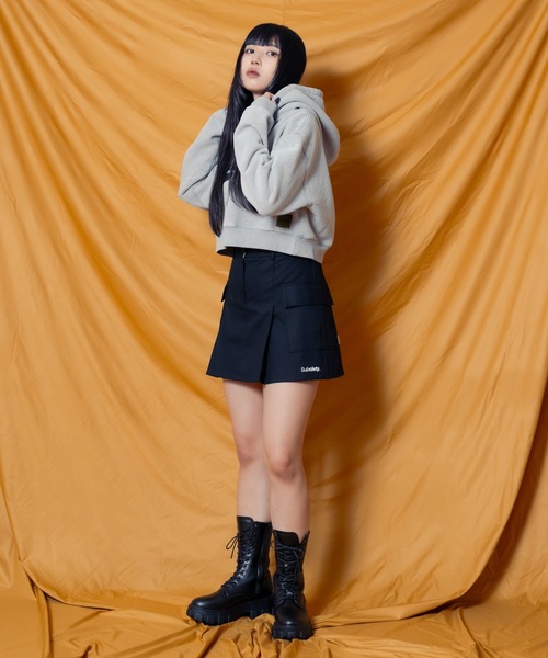 Subciety（サブサエティ）の「CARGO MINI SKIRT【WOMEN】（スカート・レディース・ブラック/ベージュ・FREE）」の11枚目の写真