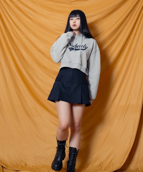 Subciety（サブサエティ）の「CARGO MINI SKIRT【WOMEN】（スカート・レディース・ブラック/ベージュ・FREE）」の12枚目の写真