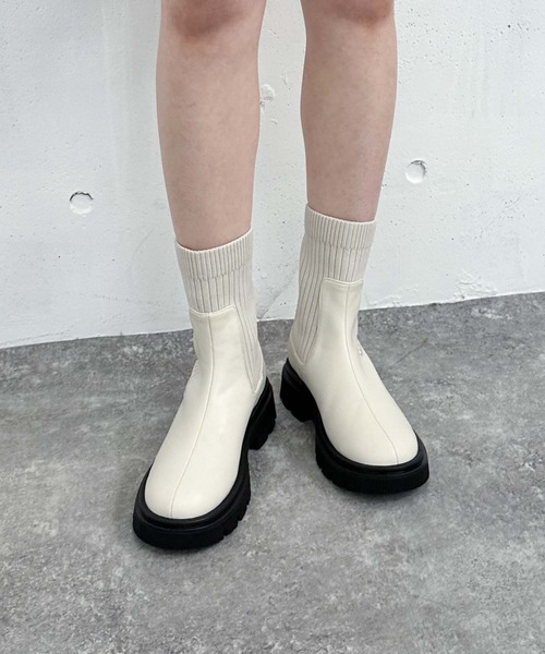 【セール】ニットブーツ（ブーツ）｜archives（アルシーヴ） mdprevattcaulkingandwaterproofing.com